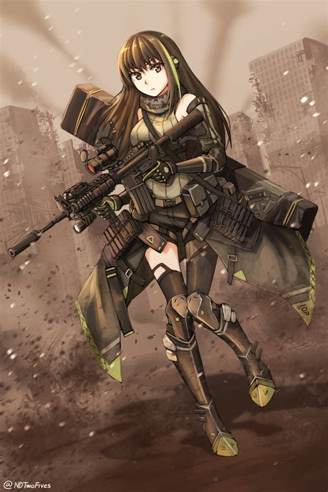 M4a1 And M4a1 Girls Frontline Drawn By Ndtwofives Danbooru