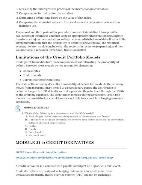 PDF FRM Part 2 2023 SchweserNotes Credit Risk Measurement And