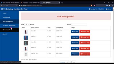 Download Basic Shopping Cart Project in PHP with Source Code and Report ...