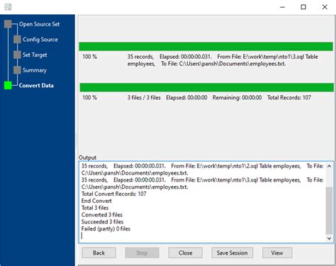 Convert And Combine Multiple Sql Files Into 1 Txt File