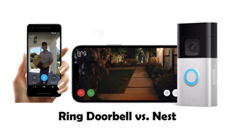 Ring Doorbell vs. Nest