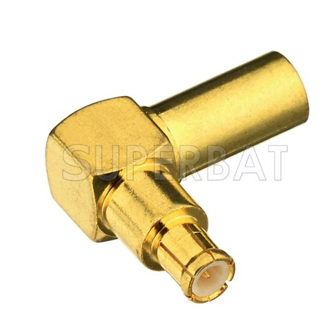 MCX Female To MCX Male Adapter Right Angle RF Coaxial Adapter Connector