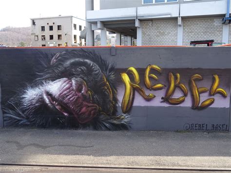 Gorilla by Rebel Basel - Street Art Cities