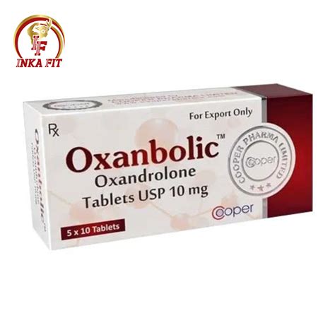 Oxandrolona Oxanbolic Anavar 10mg 50comp Cooper Pharma Inkafit