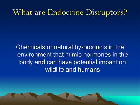 Ppt Endocrine Disruptors In Wastewater Powerpoint Presentation Free