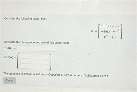 Solved Consider The Following Vector Chegg