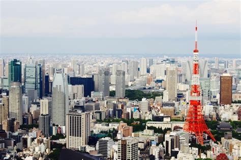 Premium Photo Tokyo Tower And Residential District Against Sky