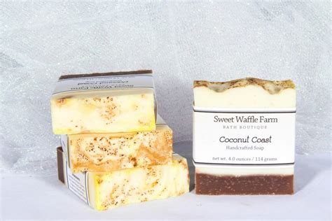 Coconut Coast Luxury Soap Sweet Waffle Farm