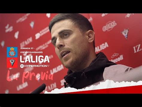 LA PREVIA RCD Espanyol CD Mirandés Alessio Lisci YouTube