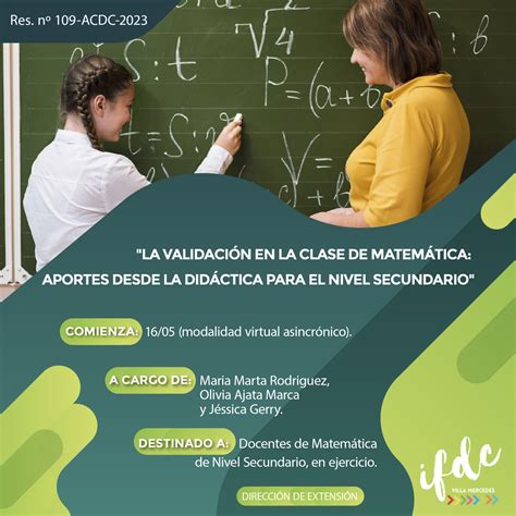 «la Validación En La Clase De Matemática Aportes Desde La Didáctica