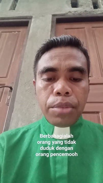 Jangan Duduk Dengan Orang Pencemooh Shortvideo Youtube