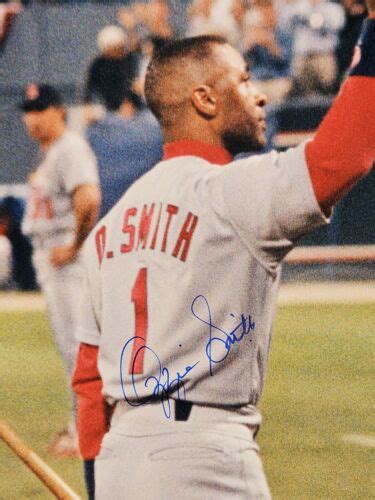 St Louis Cardinals Hof Ozzie Smith Signed 16x20 Photo Of His Last Mlb