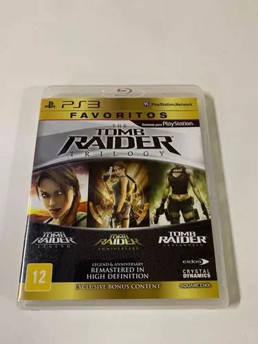 Jogo The Tomb Raider Trilogy Remastered Ps3 Original Fisico