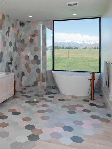 Tile Floor And Wall Bathroom Decoomo