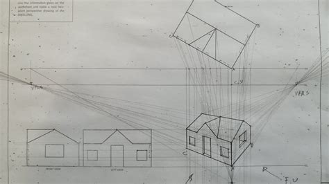 Engineering Graphic And Designgrade 11 Two Points Perspective Drawing