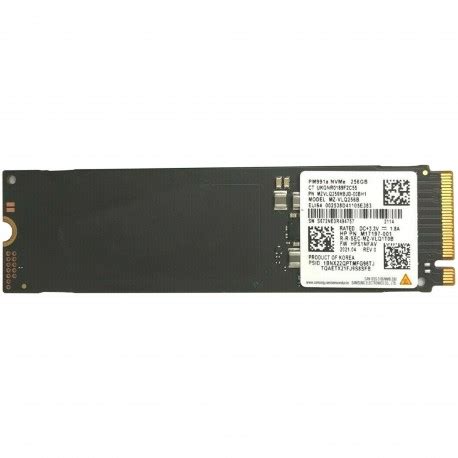 SAMSUNG PM991a MZ VLQ256B SSD 256GB M 2 2280 NVME PCIe DISCO STATO