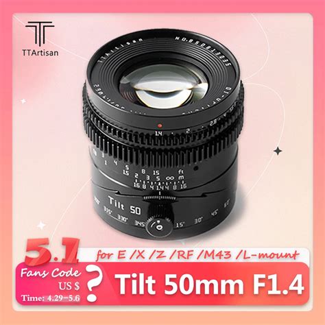 Ttartisan Tilt Mm F Mf Full Frame Camera Lens For Studio