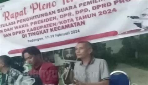 Ditengarai Ada Kecurangan Rekapitulasi Suara Di Padangan Bojonegoro