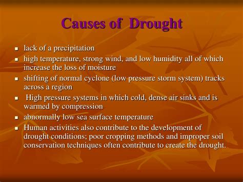 PPT - Droughts PowerPoint Presentation, free download - ID:1785769