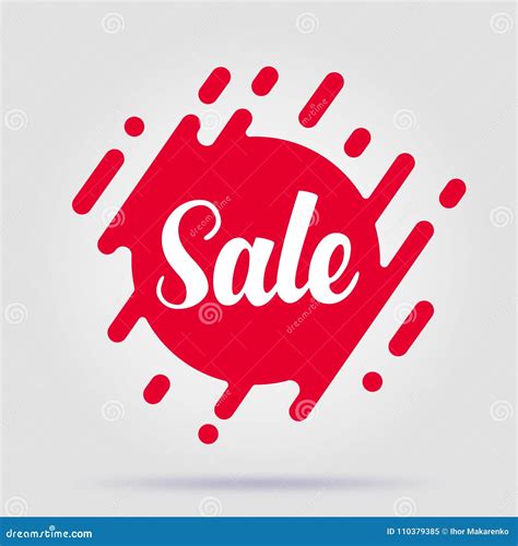 Special Offer Sale Exclusive Red Design Stock Vector Illustration Of