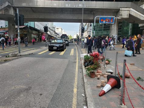 【修例風波】警多區戒備防堵路 旺角將軍澳拘多人 星島日報