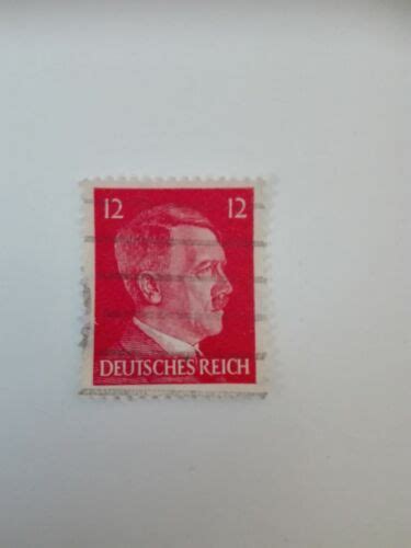 Briefmarke Deutsches Reich 12 Pfennig Adolf Hitler Gestempelt EBay