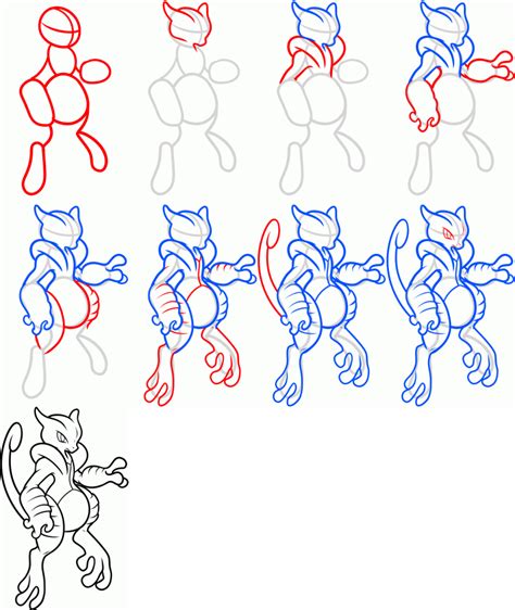 Mewtwo Drawing Easy / Drawing is a complex skill, impossible to grasp ...