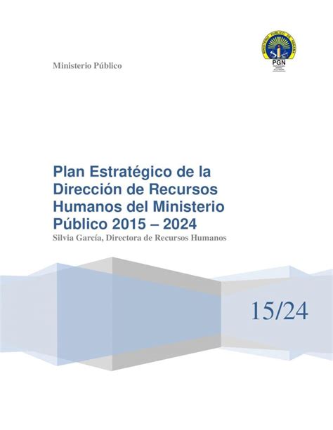 Pdf Plan Estratégico De La Dirección De Recursos Humanos Del