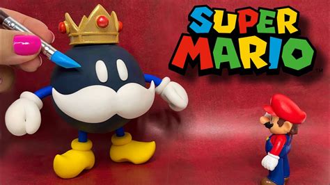 Making King Bob Omb From Super Mario With Polymer Clay YouTube