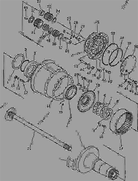 FINAL DRIVE Dump Truck Komatsu HD785 1 DRIVE SHAFT DIFFERENTIAL