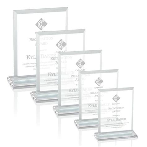 Villa Clear Rectangle Crystal Trophy TFY AWS6101