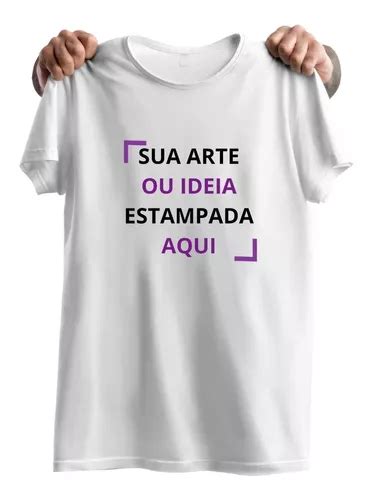 Camiseta Sua Estampa Aqui Foto Ideia Personalizada Promocao