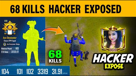 😡 68 Kills Conqueror Hacker Exposed In Bgmi Top Rank Biggest Hacker