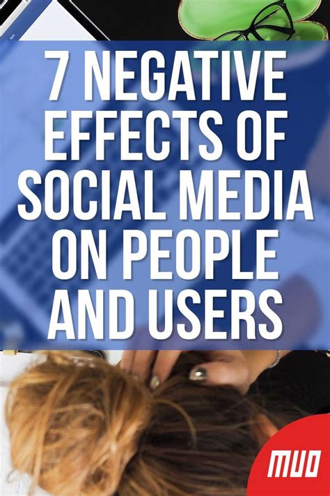 Negative Effects Of Social Media On People And Users Social Media