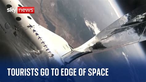 Virgin Galactic Takes First Tourists To Edge Of Space Youtube