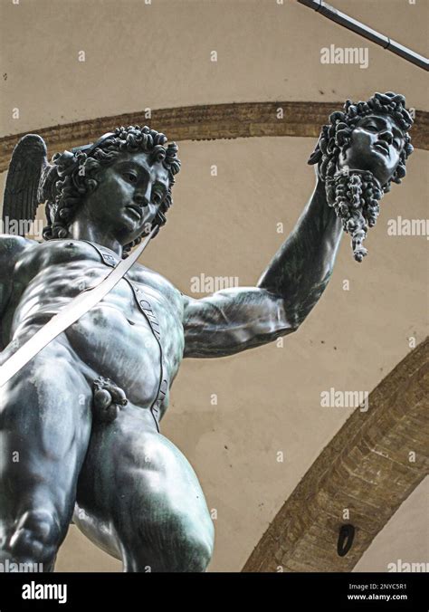 Bronze Sculpture Of Perseus Holding Head Of Medusa By Benvenuto Cellini