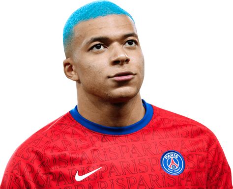 Kylian Mbappé Paris Saint Germain Football Render Footyrenders