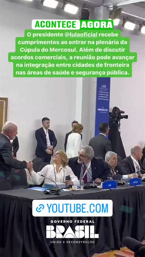 Governo Do Brasil On Twitter O Presidente Lulaoficial Recebe