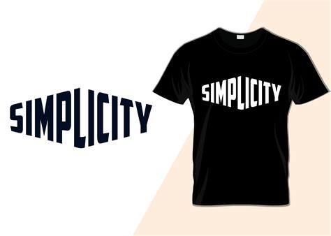 Simplicity Minimalist T-shirt Design Graphic by Graphics store · Creative Fabrica