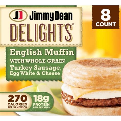 Jimmy Dean Delights Turkey Sausage Egg White Cheese English Muffin