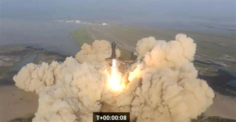 Spacex La Fusée Starship Explose En Vol Lors De Son Premier Vol Test