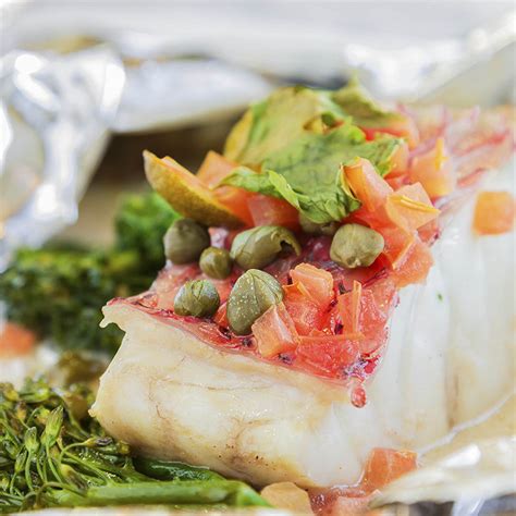 Recette Poisson Aux Agrumes En Papillote