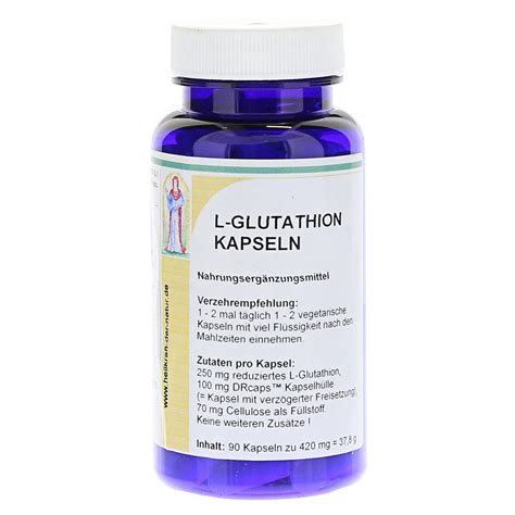 L GLUTATHION 250 mg reduziert Kapseln 90 Stück medpex