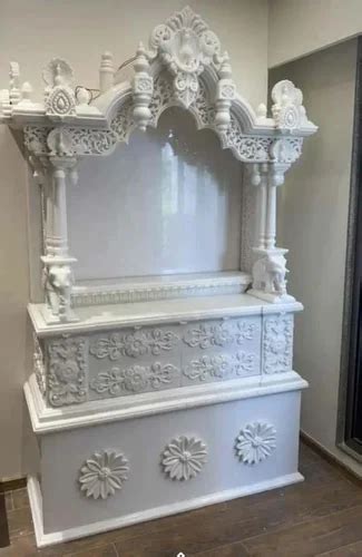 Square Traditional Marble Temple Design For Home At Rs 8000 In Jaipur