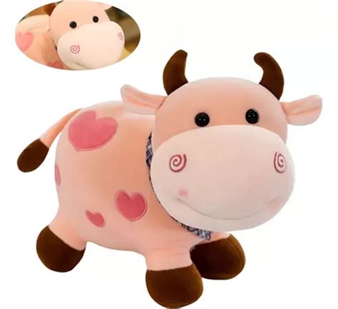 Muñeco Peluche Bonita Vaca Vaquita Sonriente Niños Adultos Mercadolibre