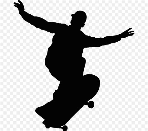 Clip art Skateboard Silhouette Vector graphics Image - png download - 442*600 - Free Transparent ...