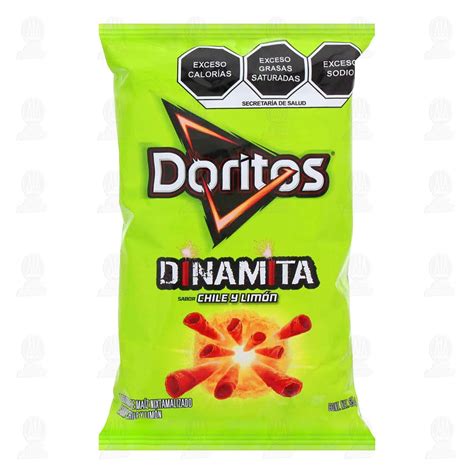 Botana Doritos Dinamita Sabor Chile Y Limón 65 Gr