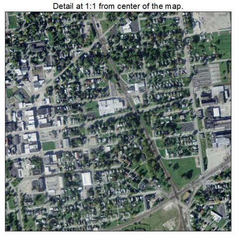 Aerial Photography Map of Fostoria, OH Ohio