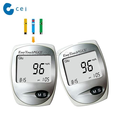 Ce Iso Bluetooth Blood Glucose Meter Uric Acid Cholesterol Test