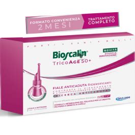 Bioscalin TricoAge 50 Fiale anticaduta antietà capelli donna 16 fiale